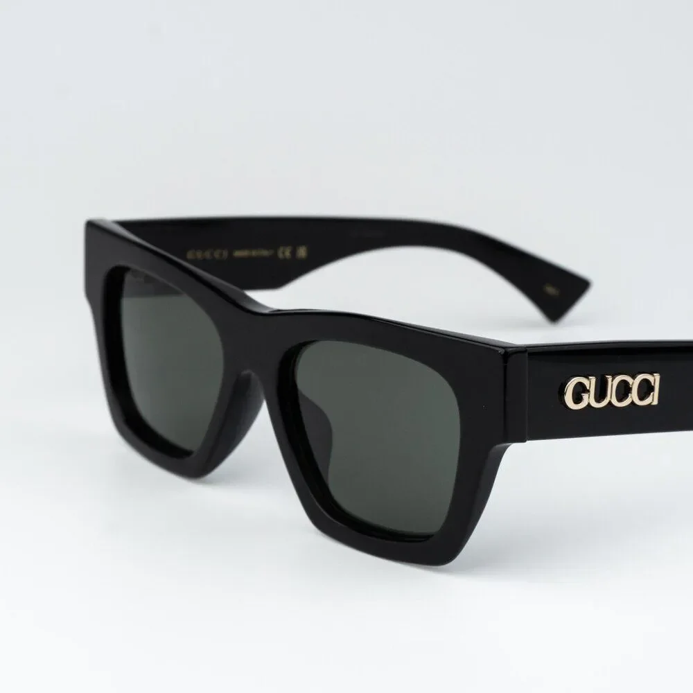 Gucci Women Sunglasses Black Square GG1835SA 001 NEW AUTHENTIC - Picture 4 of 9